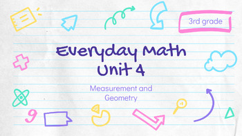 Preview of Everyday Math Unit 4, Lessons 1-6 (Grade 3)