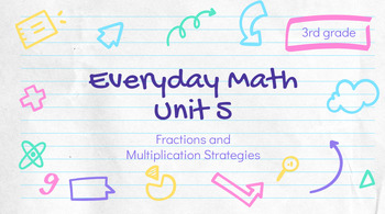 Preview of Everyday Math Unit 5, Lessons 1-6 (Grade 3)