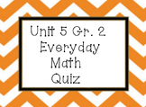 Everyday Math Unit 5 grade 2