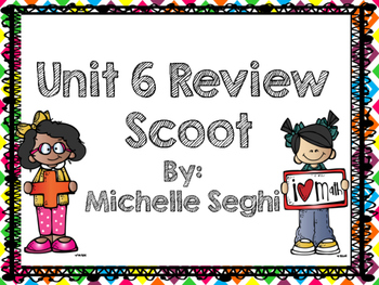 Preview of Everyday Math Unit 6 Task Cards (Scoot)