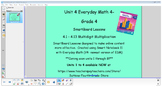 Everyday Math (version 4) Grade 4 Smartboard- Unit 4 Multi