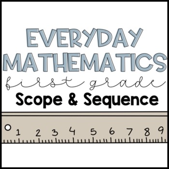 Preview of Everyday Mathematics Scope & Sequence | First Grade