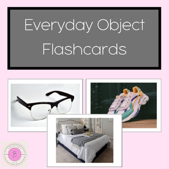 Preview of Everyday Object Flashcards - Speech and Language Therapy Task