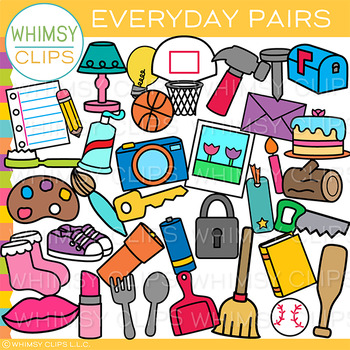 Preview of Things That Go Together | Everyday Pairs Clip Art