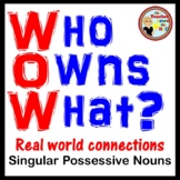 Possessive Nouns Introductory Lesson I Possessive Nouns Activity