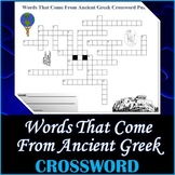 Everyday Words That Come From Ancient Greek Puzzle