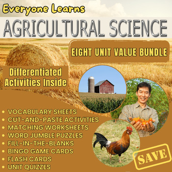 Preview of Everyone Learns Agricultural Science: Eight Unit Value Bundle