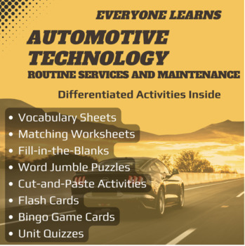 Preview of Everyone Learns Automotive Technology: Routine Services and Maintenance