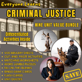 Everyone Learns Criminal Justice: Nine Unit Value Bundle