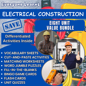 Preview of Everyone Learns Electrical Construction: Eight Unit Value Bundle