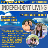 Everyone Learns Independent Living: Twelve Unit Value Bundle