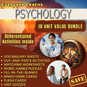 Preview of Everyone Learns Psychology: Ten Unit Value Bundle