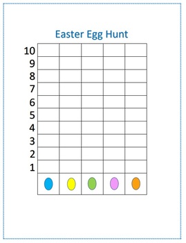 Preview of Everyone go on an Easter Egg Hunt! Egg Math Graph!