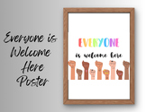 Everyone is Welcome Here Poster