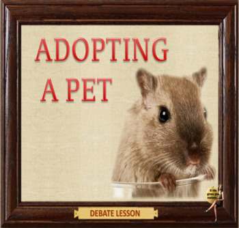 Preview of Everyone should adopt  a pet: Role Plays for ESL Adults and kids