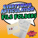 Everything Articulation File Folders