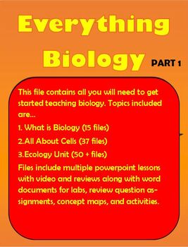 Preview of Everything Biology: Part 1