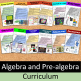 8th Grade Math-Algebra and Pre-Algebra Whole Course Growin