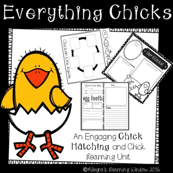 Preview of Everything Chicks (A Chick/Chicken Hatching, Life Cycle and Learning Unit)