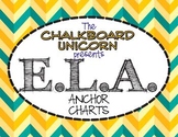 Bundle: Everything Elementary ELA Anchor Charts (English &