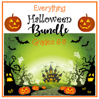 Preview of Everything Halloween Bundle Halloween Computer Skills Activities for Google Apps