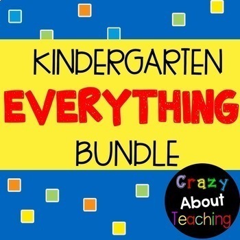 Preview of Everything Kindergarten -SUPER MEGA BUNDLE