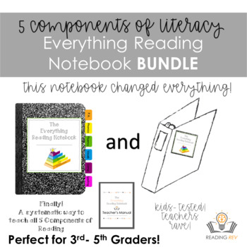 Preview of Everything Reading Notebook Bundle- Composition & Notebook Style