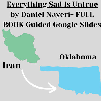Preview of Everything Sad is Untrue-FULL BOOK Guided Google Slides