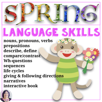 Preview of Spring Receptive and Expressive Language Activities