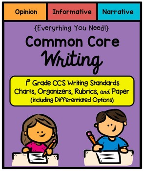 Preview of {Everything You Need} First Grade Common Core Writing