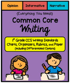 {Everything You Need} First Grade Common Core Writing