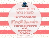 Everything You Need! First Grade Tier 2 Vocab Progress Mon