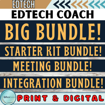 Preview of Everything You Need for EdTech Coach and Teacher Support Multi-BUNDLE!