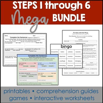 Preview of Everything You Need for Step 1 through 6 & WADE Calculator Freebie