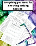 Writing Routine Starter Pack: Prompts, Graphic Organizers,