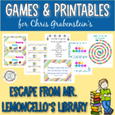 Games & Printables to Celebrate Escape from Mr. Lemoncello