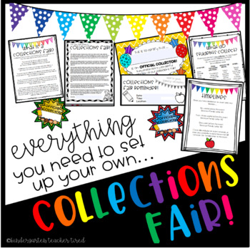Preview of Everything You Need to Set Up a COLLECTIONS FAIR!