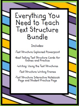 Preview of Everything You Need to Teach Text Structure Bundle