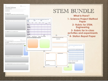 Preview of Everything needed for STEM classes - Student forms for STEM activities