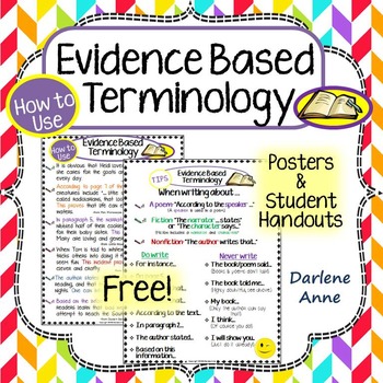 Preview of Evidence Based Terminology
