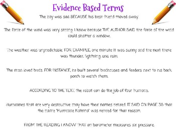 why is evidence important in writing