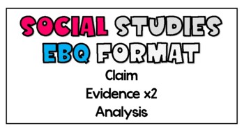 Preview of FREEBIE Evidence Based Writing Posters