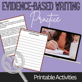 Evidence-Based Writing Practice
