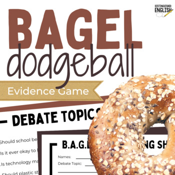 Preview of Evidence Debate Game for Middle School ELA