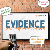Evidence Mini Lesson for Supporting Claims in Middle School