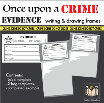 Preview of Evidence Templates for crime role play or topic