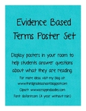 Evidence based terms poster set