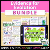 Evidence of Evolution Lesson - Digital Activities, Quiz, a