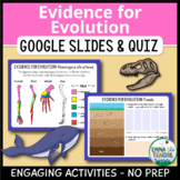 Evidence of Evolution Activities and Quiz DIGITAL - Types 