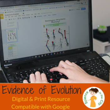 Evidence for Evolution Digital and Paper Resource